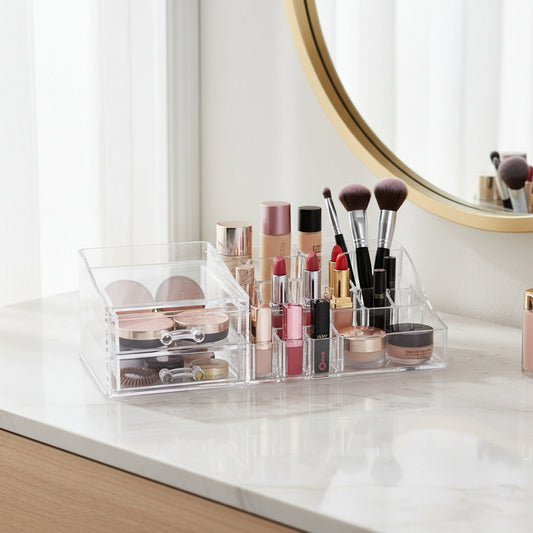 Brilliant Make Up Organizer with 2 Drawers