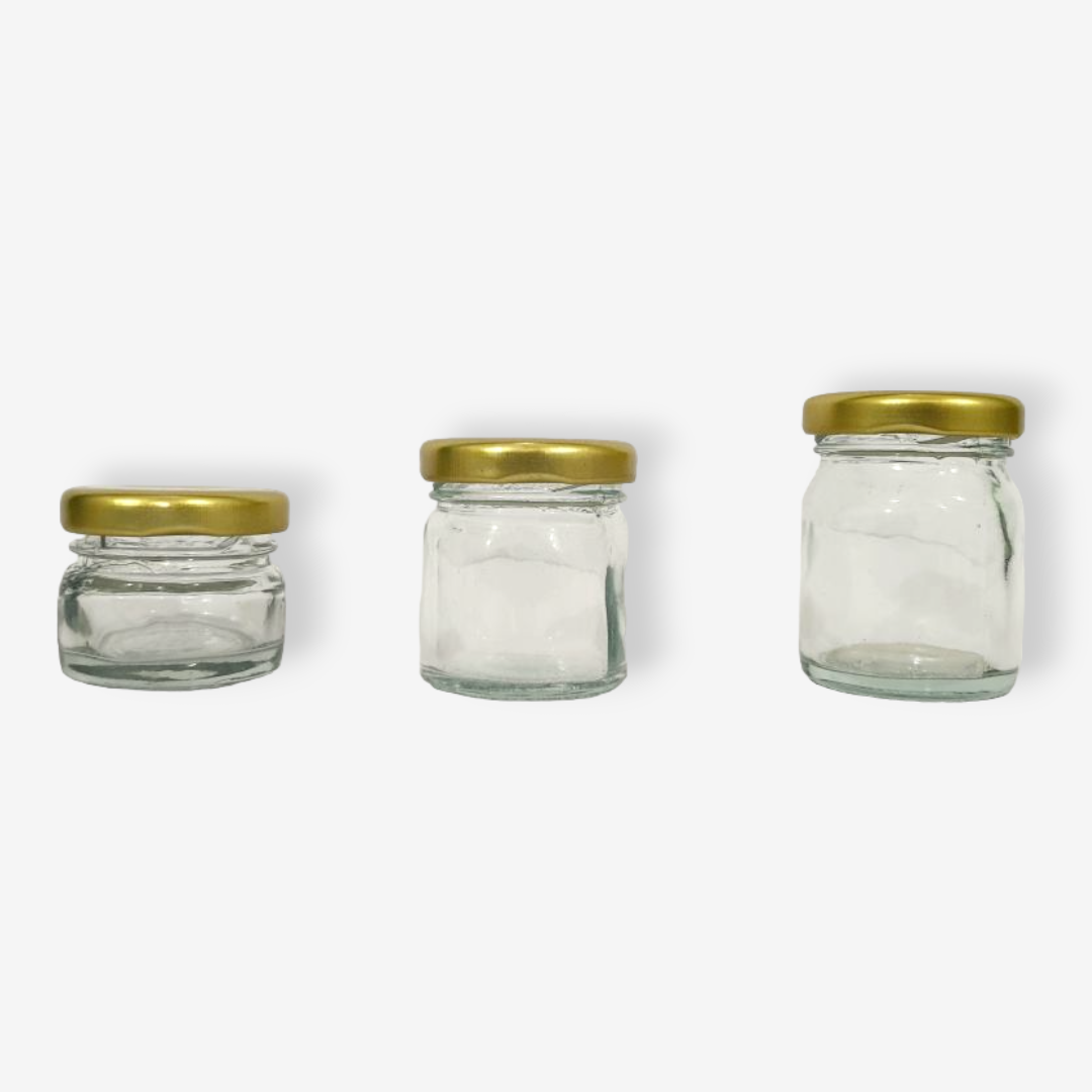 Mini Glass Jar X4 - Lunaz Shop