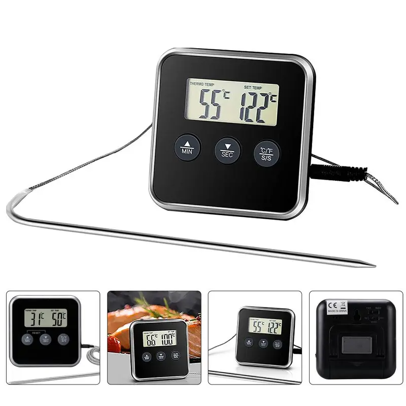 Two in One Digital Thermometer And Timer - Lunaz Shop