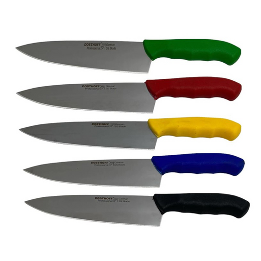 Chef Knife 19cm with Ergonomic Slip Free Handle - Lunaz Shop