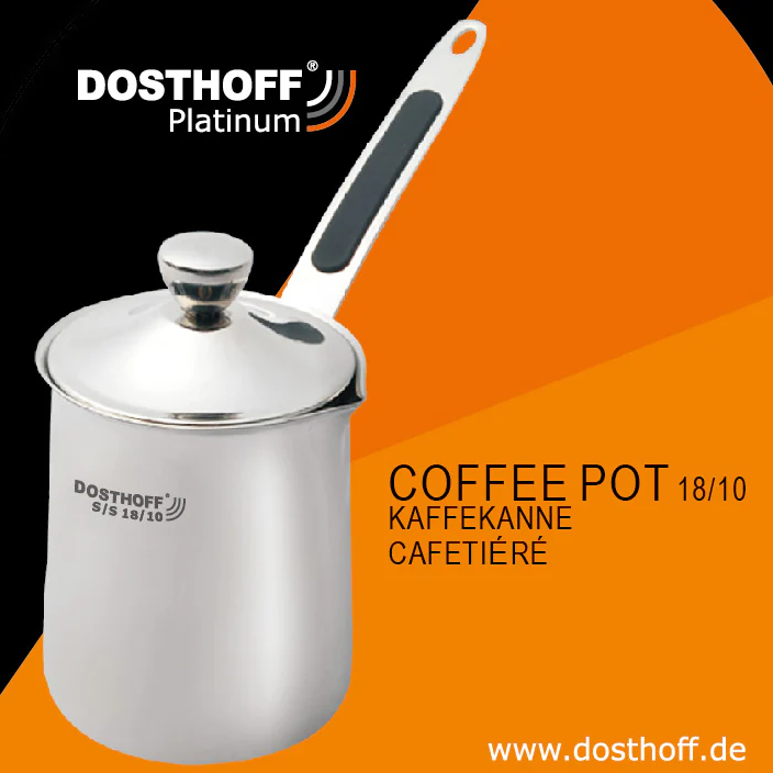Dosthoff SS 18/10 Coffee Pot 24 OZ - Lunaz Shop