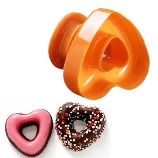 Heart Plastic Donut Cutter - Lunaz Shop