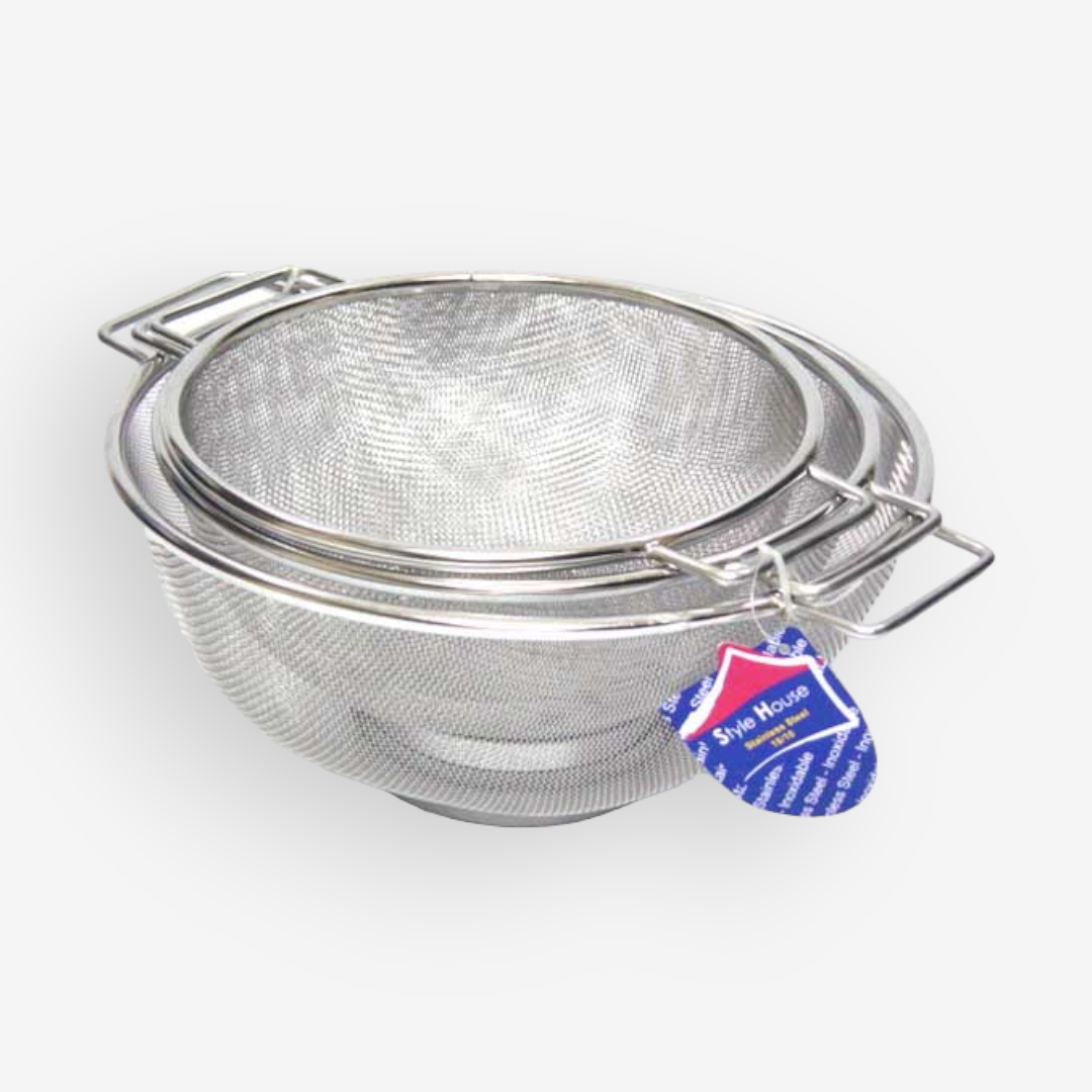 3-Pieces Mesh Colander - Lunaz Shop