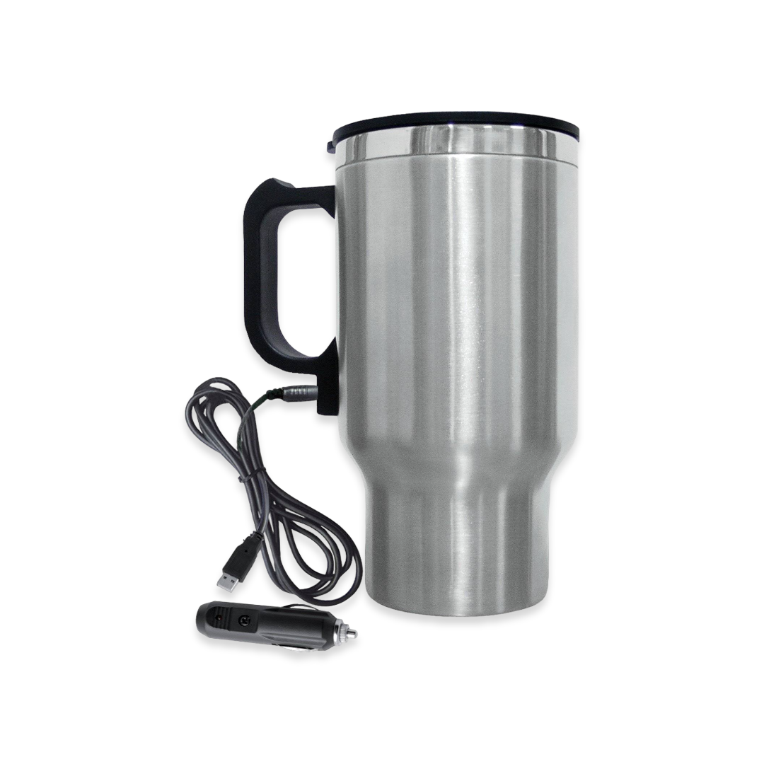 Stainless Steel Mug with Electric Plug - Lunaz Shop