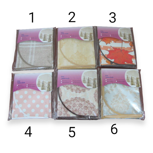 Round PVC Table Cloth 140 cm - Lunaz Shop