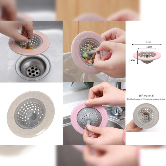 Drain Strainer Silicon with Clever Pull Design - Lunaz Shop