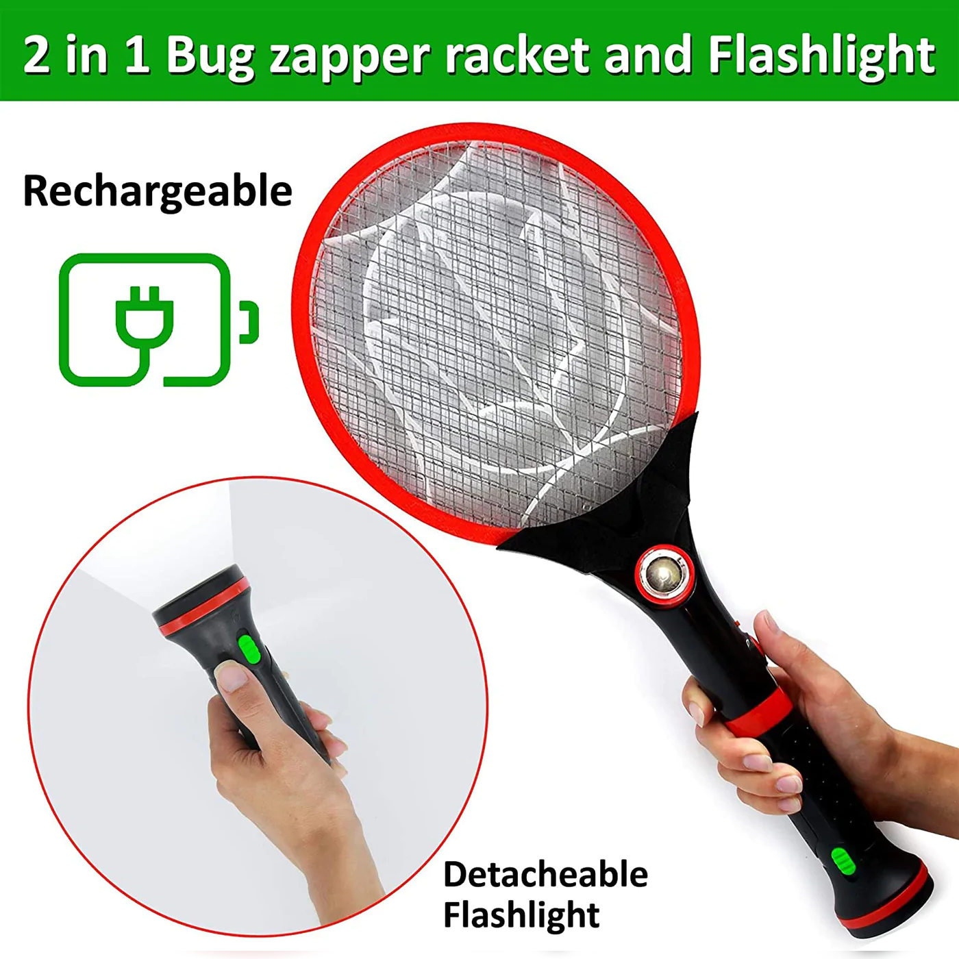 2 in 1 Electric Bug Zapper and Flashlight - Lunaz Shop