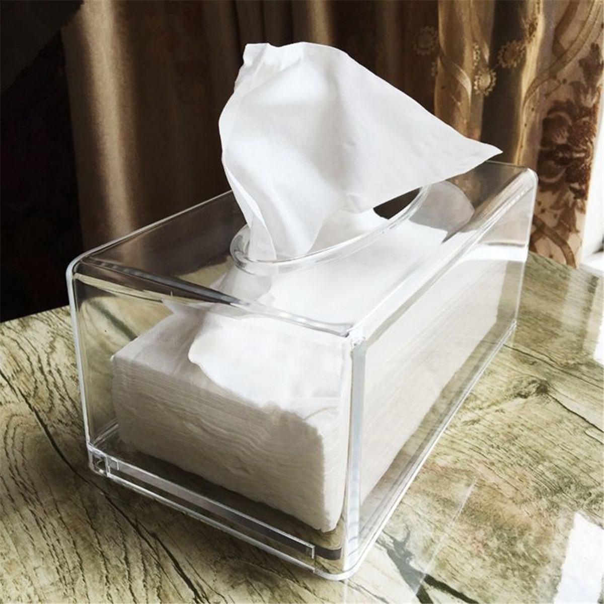 Acrylic Tissue Box with Removable cover - Lunaz Shop