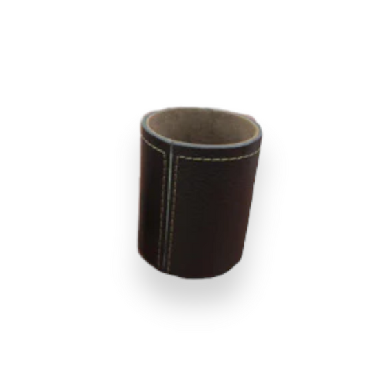 Round leather cup holder - Lunaz Shop