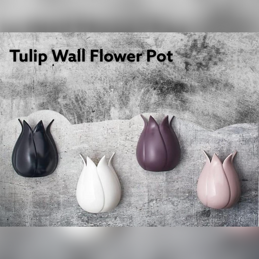 Tulip Shape Wall Flower Pot - Lunaz Shop