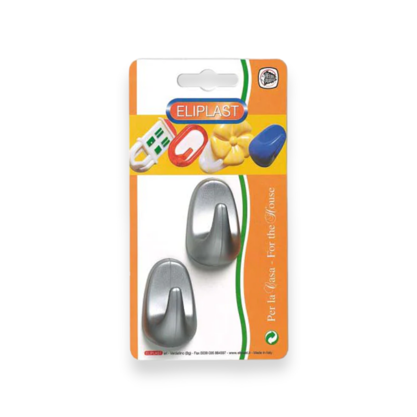 Colored oval adhesive hook X2 - Lunaz Shop