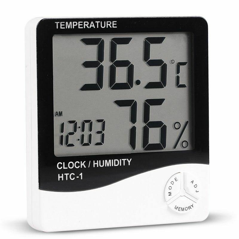 Digital temperature and humidity meter - Lunaz Shop