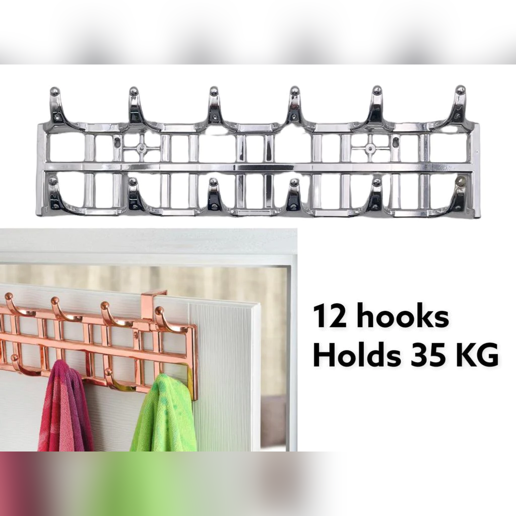 12 Hooks Over Door Hanger - Lunaz Shop