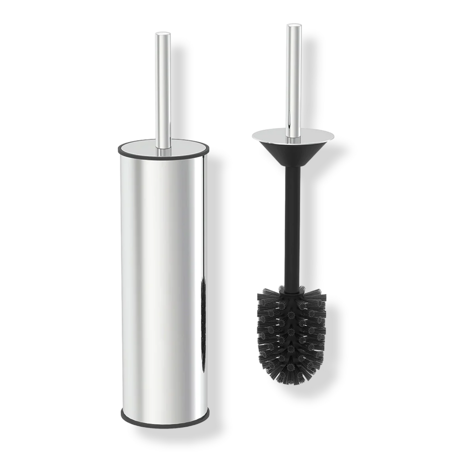 Toilet brush with long stainless steel holder - Lunaz Shop