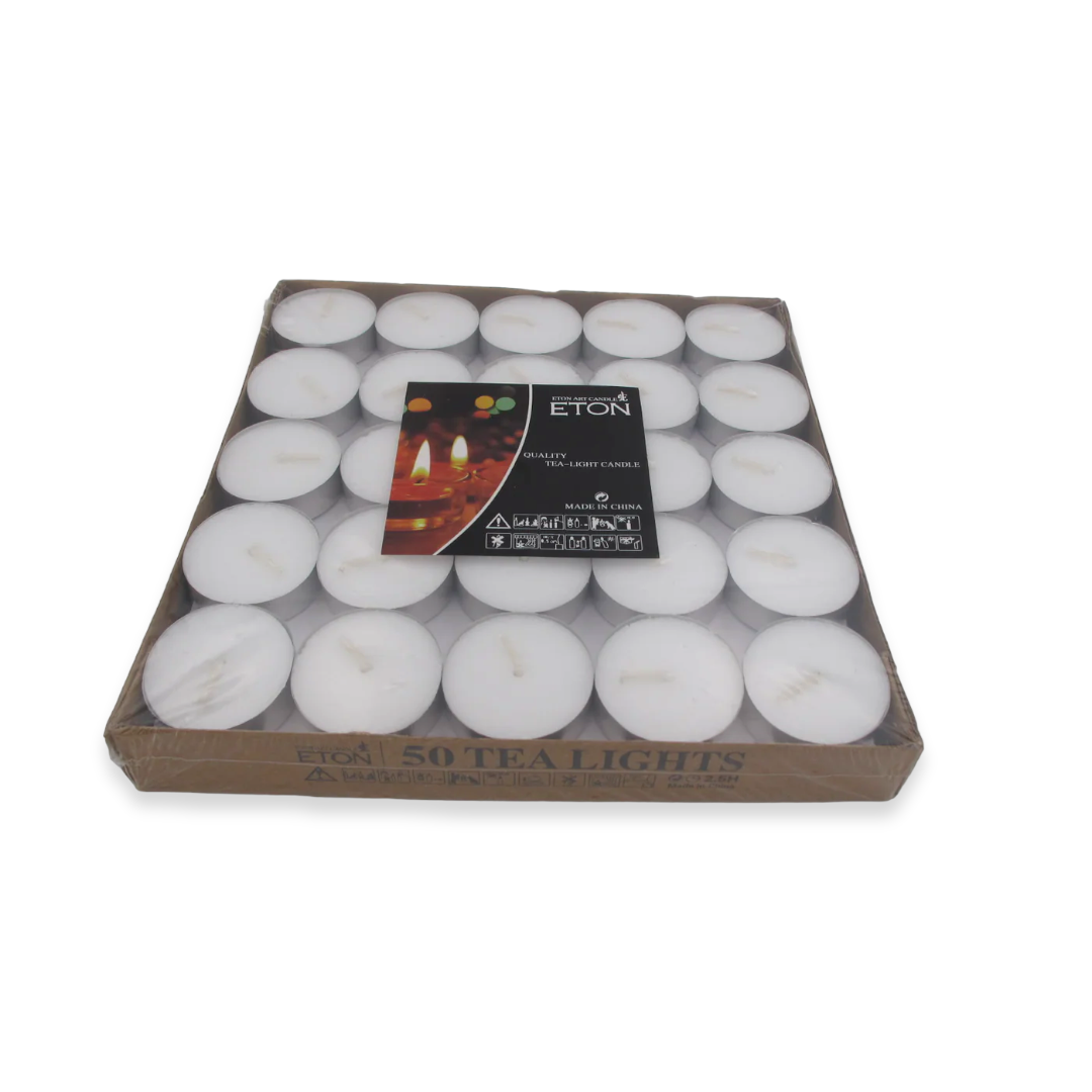 Tea light candles X50 - Lunaz Shop