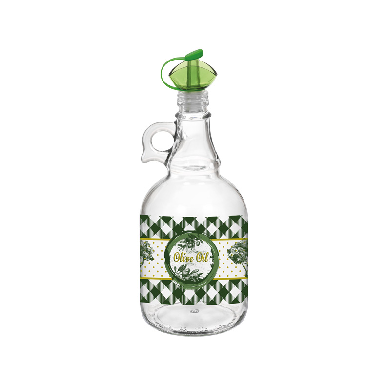 Decorated Oil Bottle Jar 0.5L / 1L - Lunaz Shop