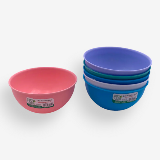 Colorful Round bowl 0.5 Lt x 2 - Lunaz Shop