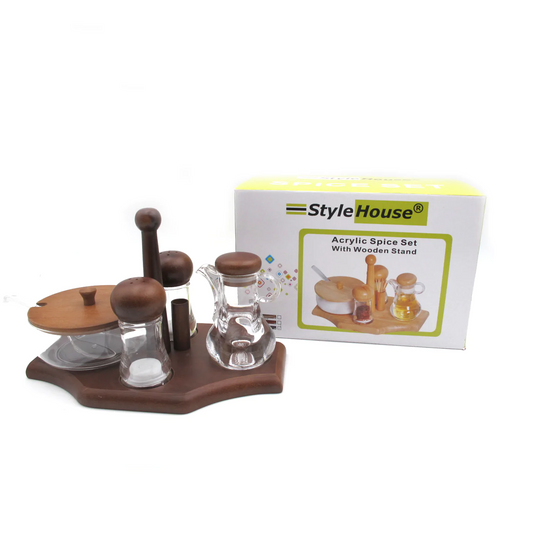 Wooden Spice and Oil Set - Lunaz Shop