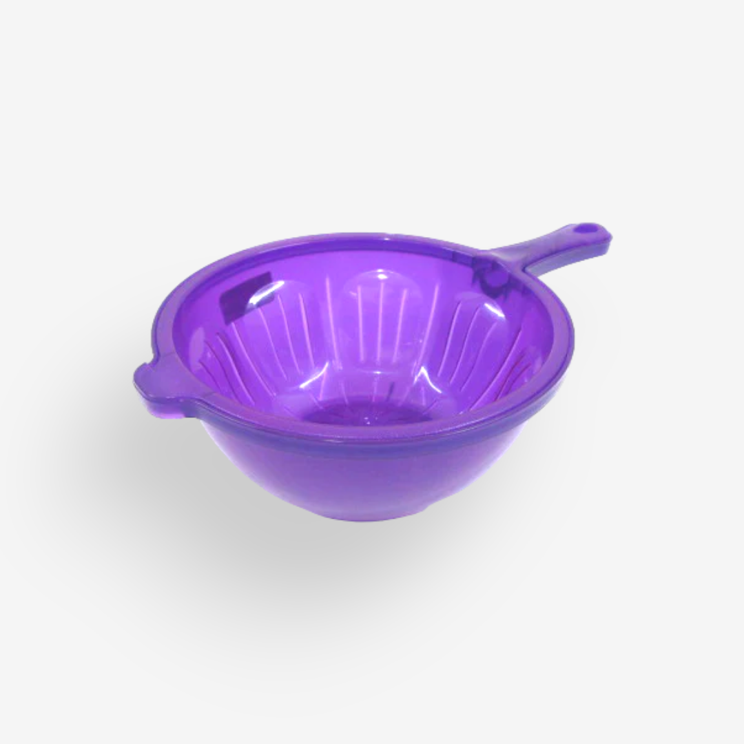 Transparent Plastic Bowl with Strainer Set - Lunaz Shop