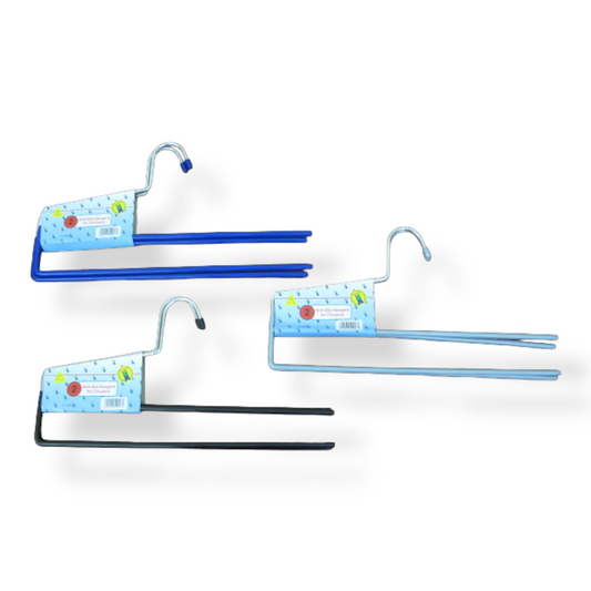 2 Layers Non Slip Pants Hanger X2 - Lunaz Shop