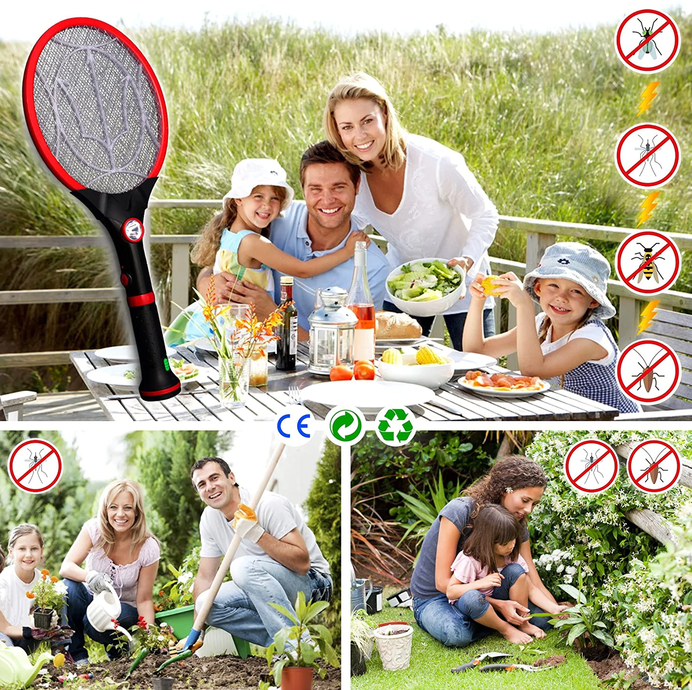 2 in 1 Electric Bug Zapper and Flashlight - Lunaz Shop