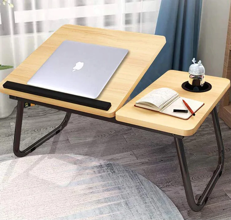 Folding Computer Desk with Adjustable Height - Lunaz Shop