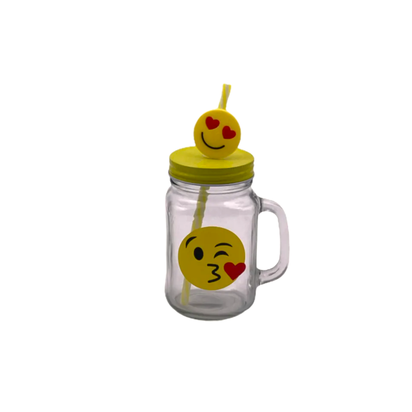 Emoji Mug with Straw - Lunaz Shop