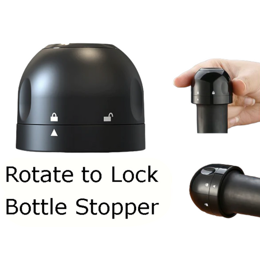 Rotate to Lock Bottle Stopper - Lunaz Shop