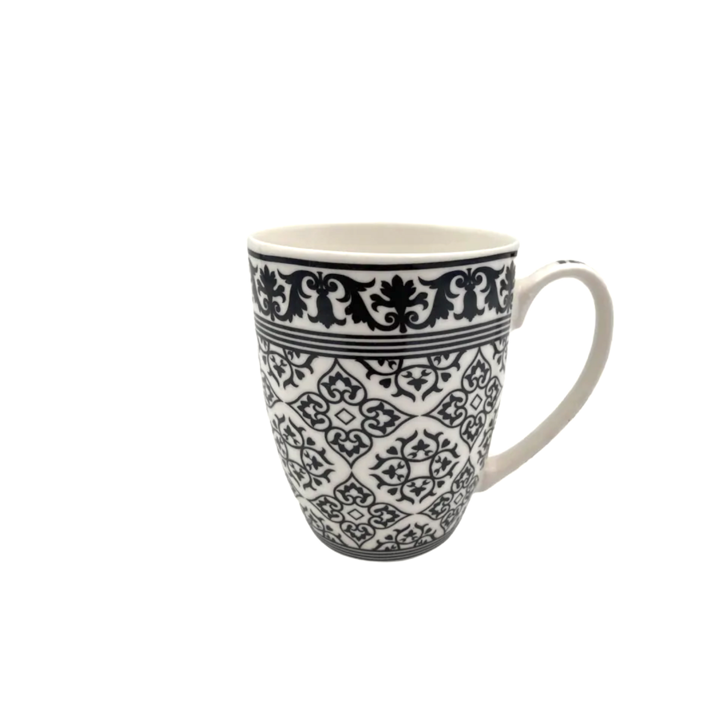 Black Doodles Porcelain Mug - Lunaz Shop