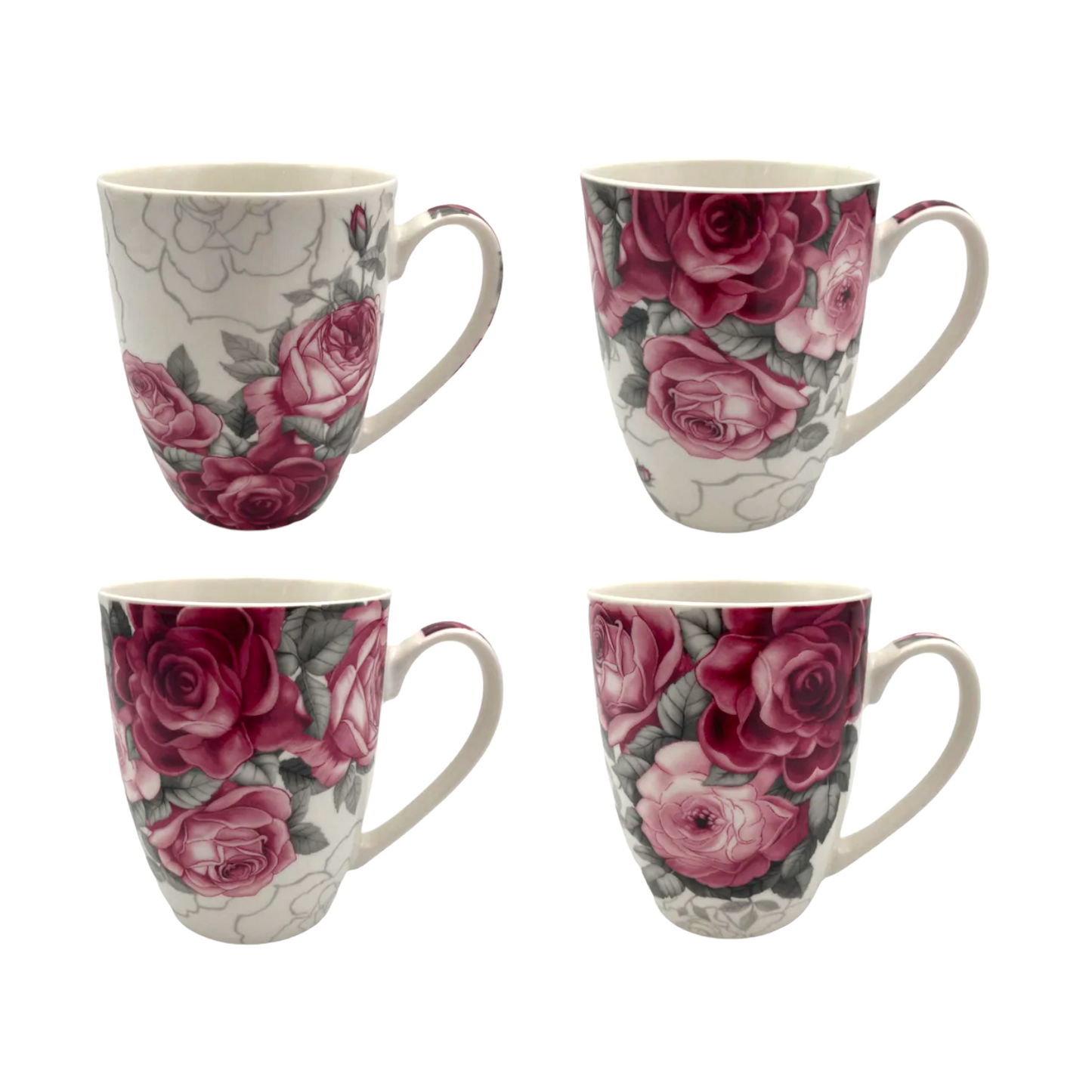 Rose Blossom Porcelain Mug - Lunaz Shop