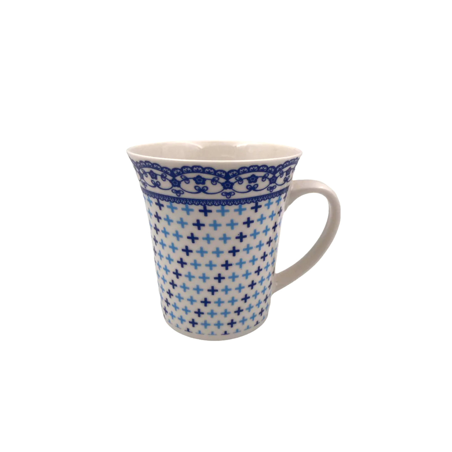 Blue & White Porcelain Mug - Lunaz Shop