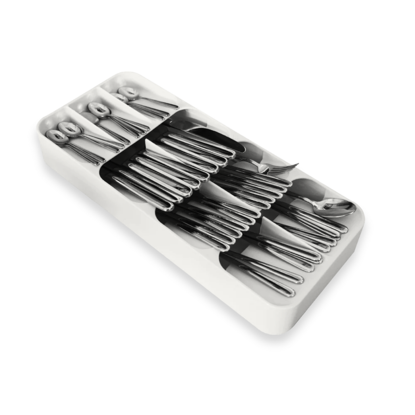 Large Compact Cutlery Organizer 9 cells - Lunaz Shop