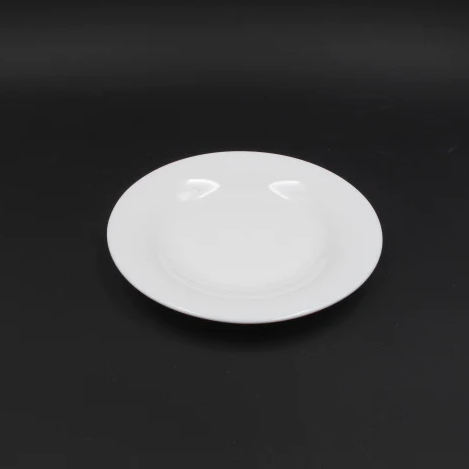 Fine Opal Side Plate 7" White - Lunaz Shop