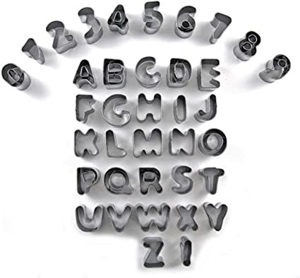 Alphabet Stainless Steel Cookie Cutter Set - Lunaz Shop