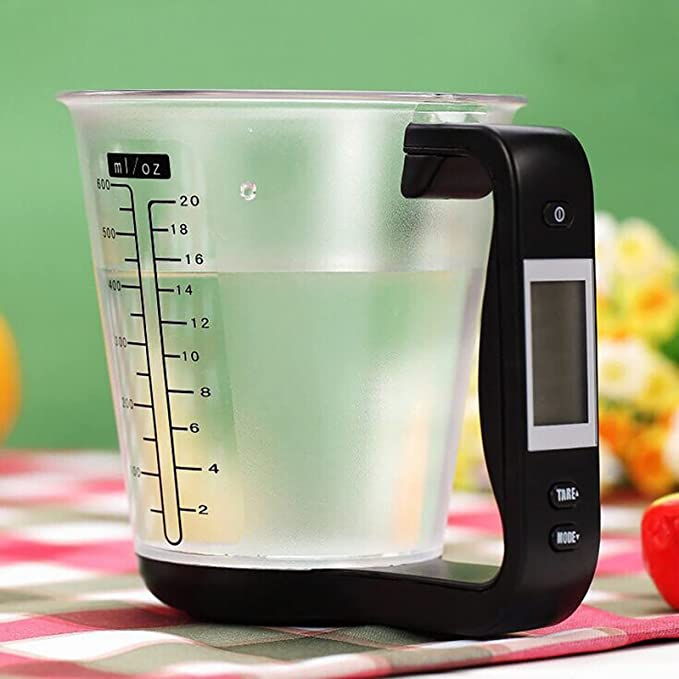 Digital Scale with Measuring Cup 2 in 1 - Lunaz Shop