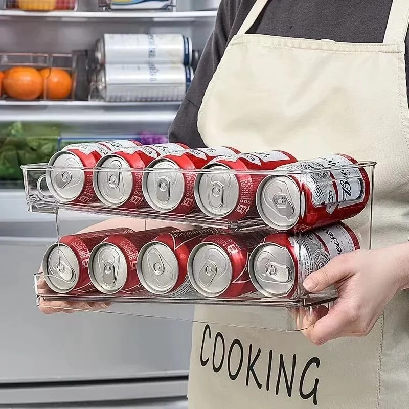 2 Tiers Soda Cans Storage Box - Lunaz Shop
