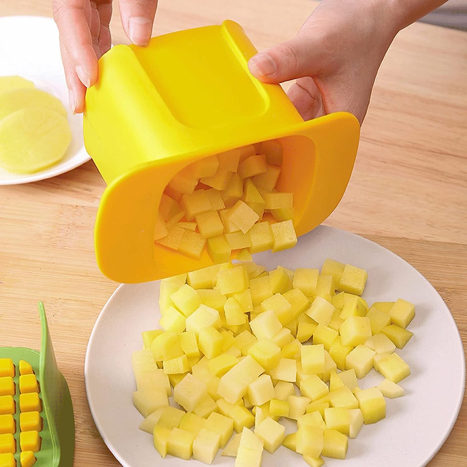 Cube & slice vegetable Cutter - Lunaz Shop