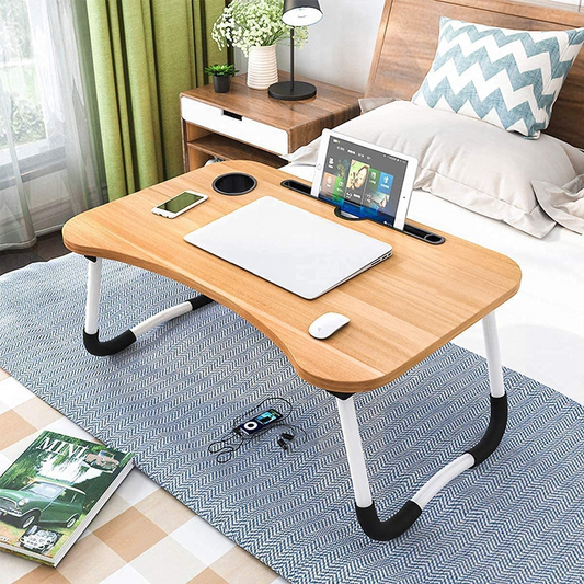 Folding Computer Desk 60x40 cm - Lunaz Shop