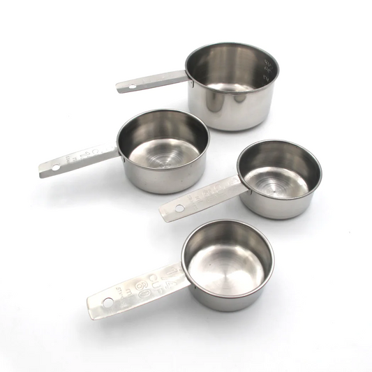 Measuring Cups Stainless Steel - Lunaz Shop