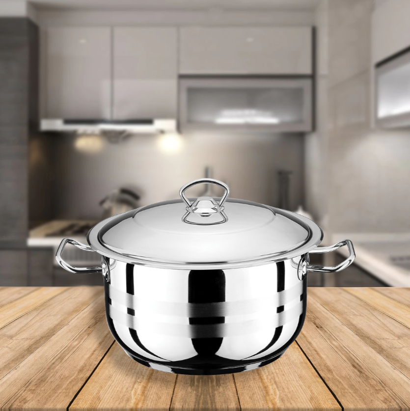 Stainless Steel Casserole - Different Sizes Available - Lunaz Shop