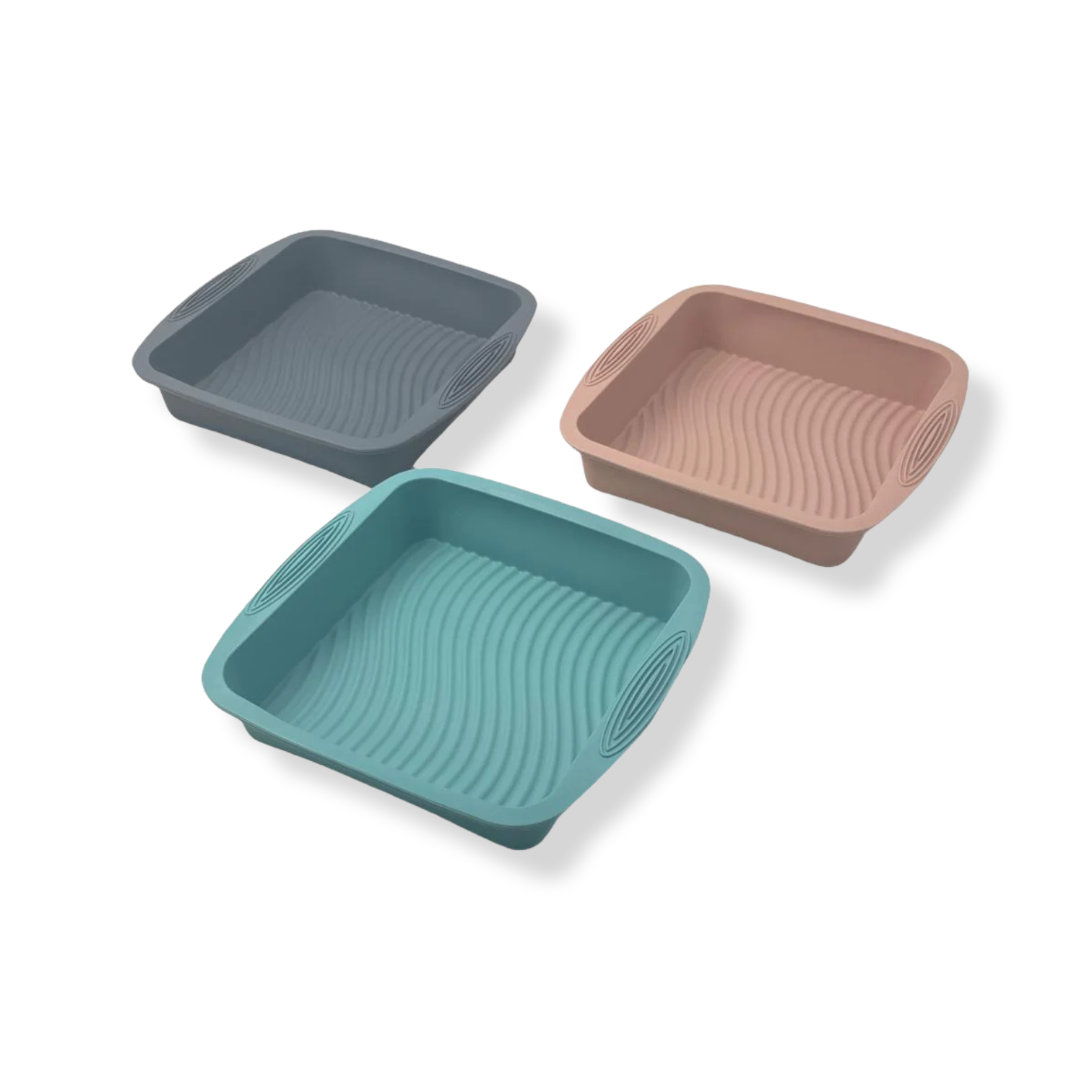 Silicone Squared Cake Mold 26.5x24.5x5.5cm - Lunaz Shop