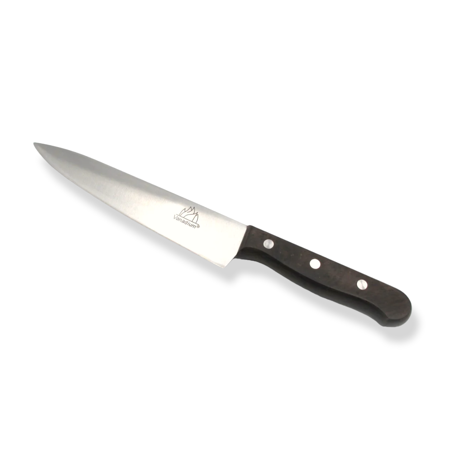 Chef Knife with Wooden Handle; 20cm - Lunaz Shop