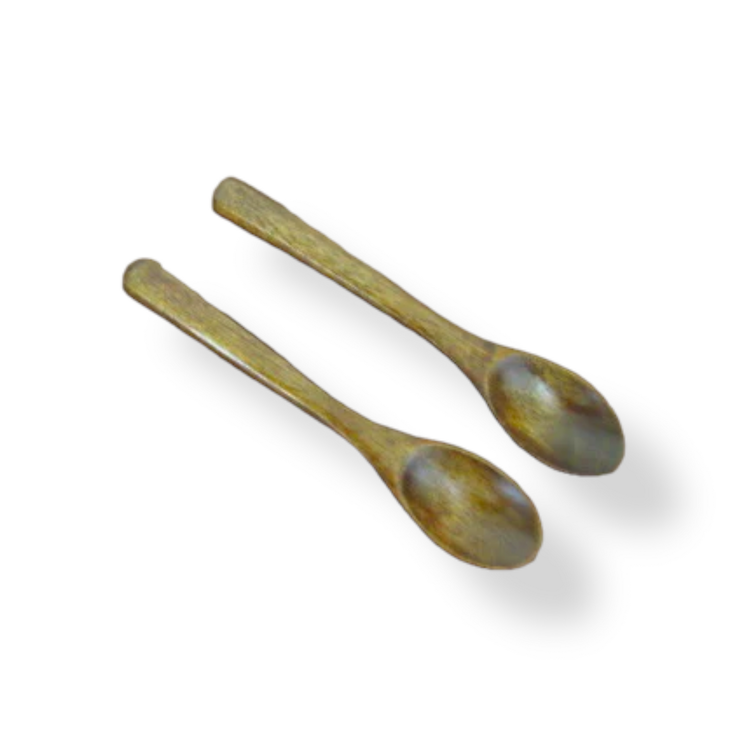 Set of 2 small wooden Spoons for salt sugar or spices - Lunaz Shop