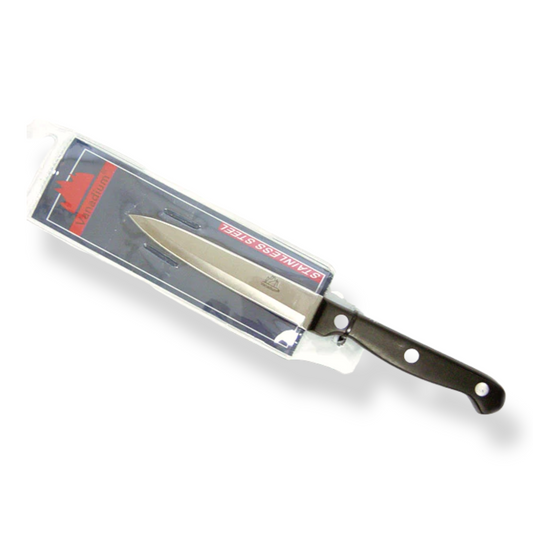 Utility Kitchen Knife with Serrated Edge; 10 cm - Lunaz Shop