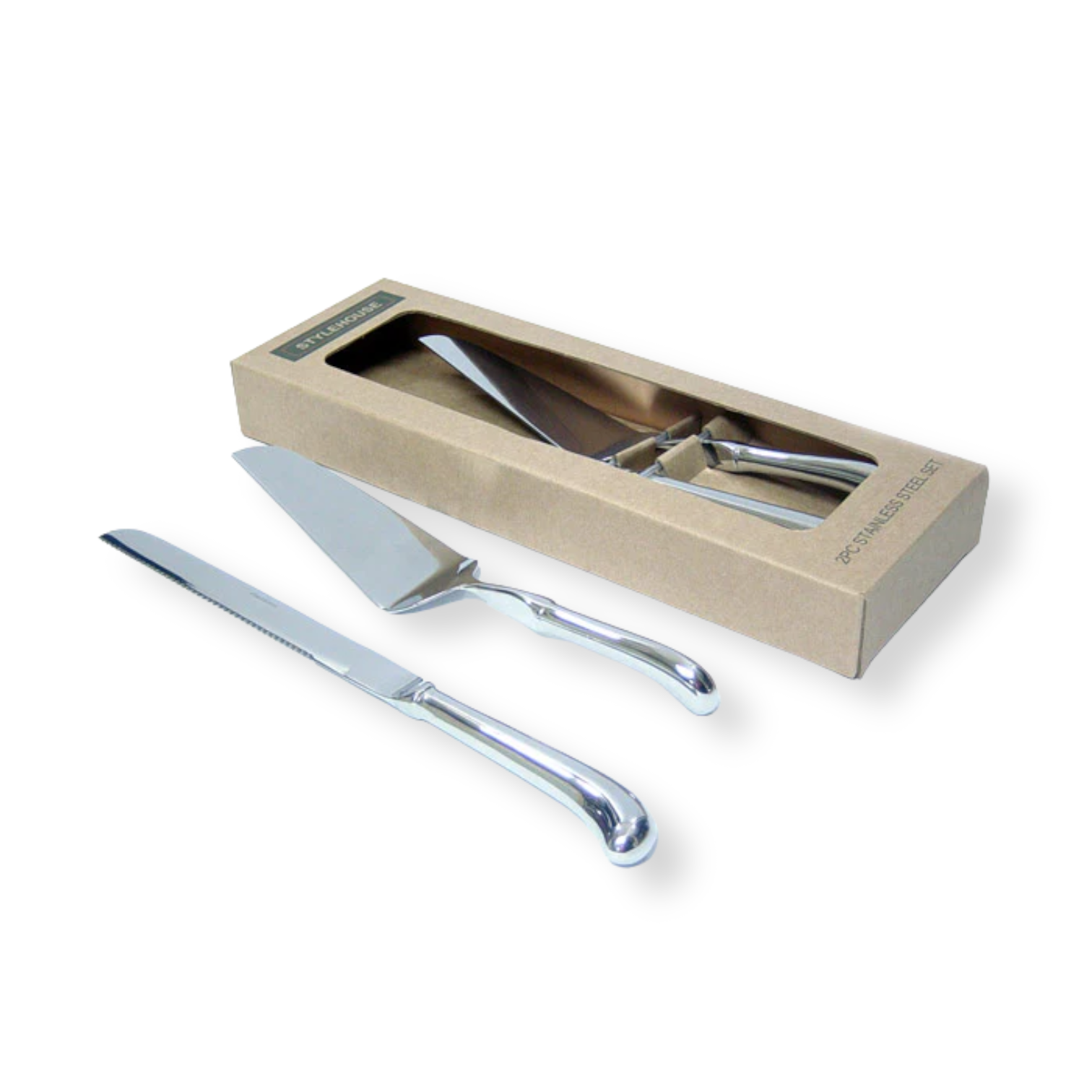 Stainless Steel Cake Serving Set in a Box - Lunaz Shop