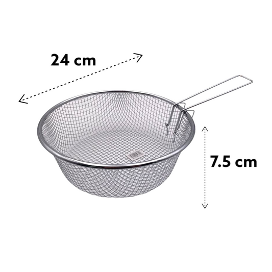 Frying Basket with long handle - Lunaz Shop