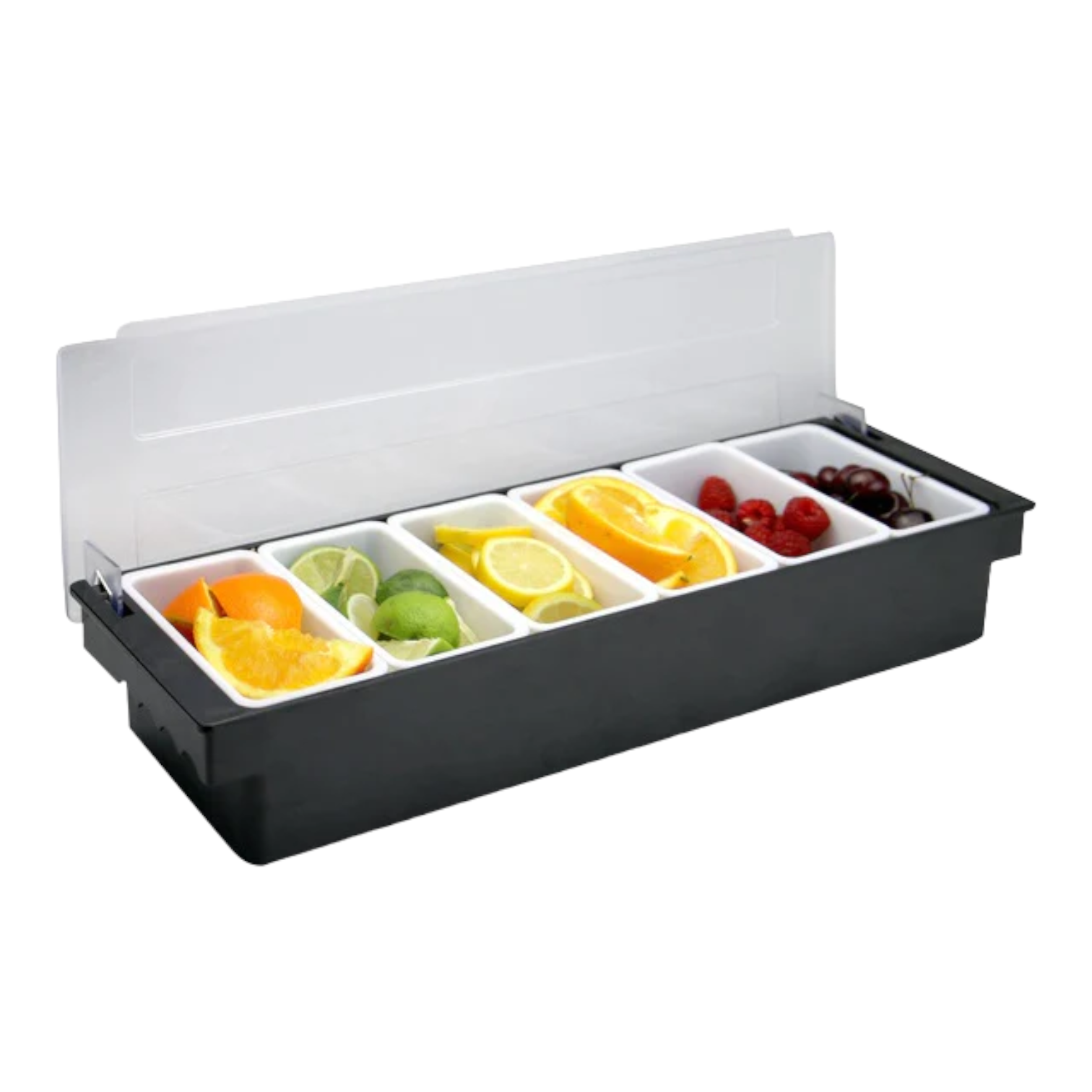 6 Compartment Seasoning Case Bar Condiment Box - Lunaz Shop