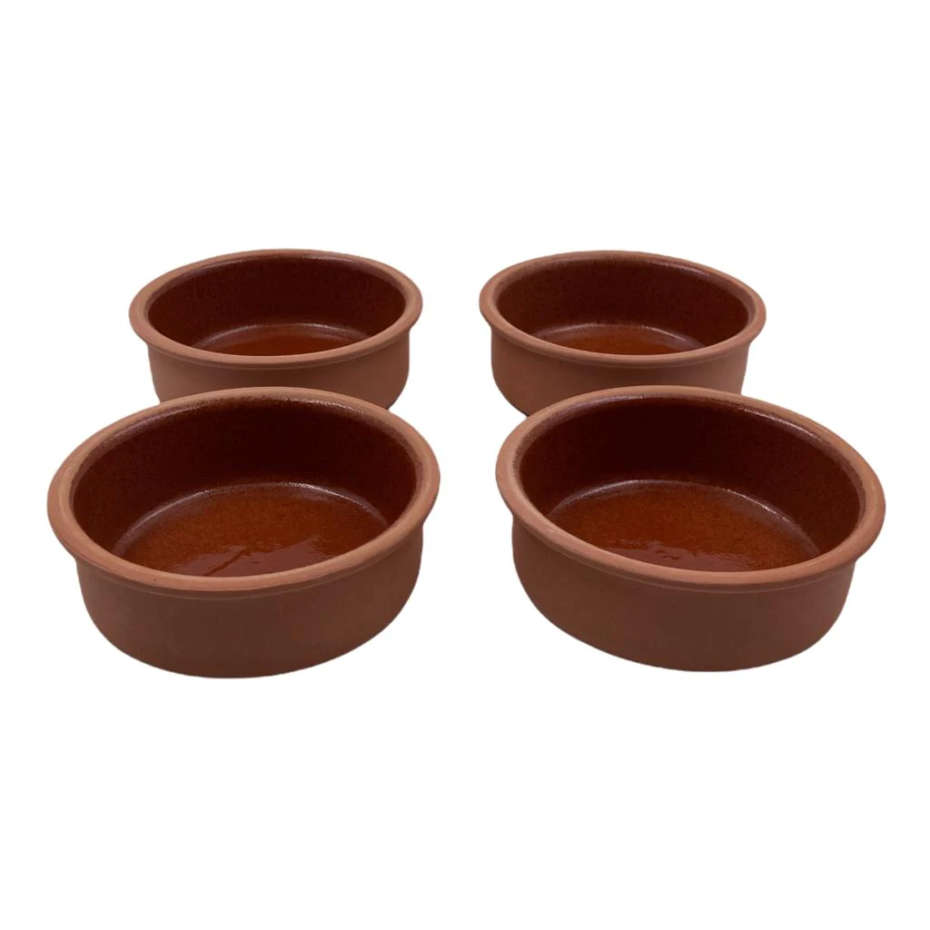 Set of 4 Clay Bowls 14 x 4.5 cm - Lunaz Shop