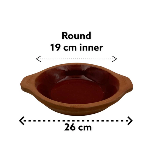 Round Clay Egg Pan 25 cm - Lunaz Shop