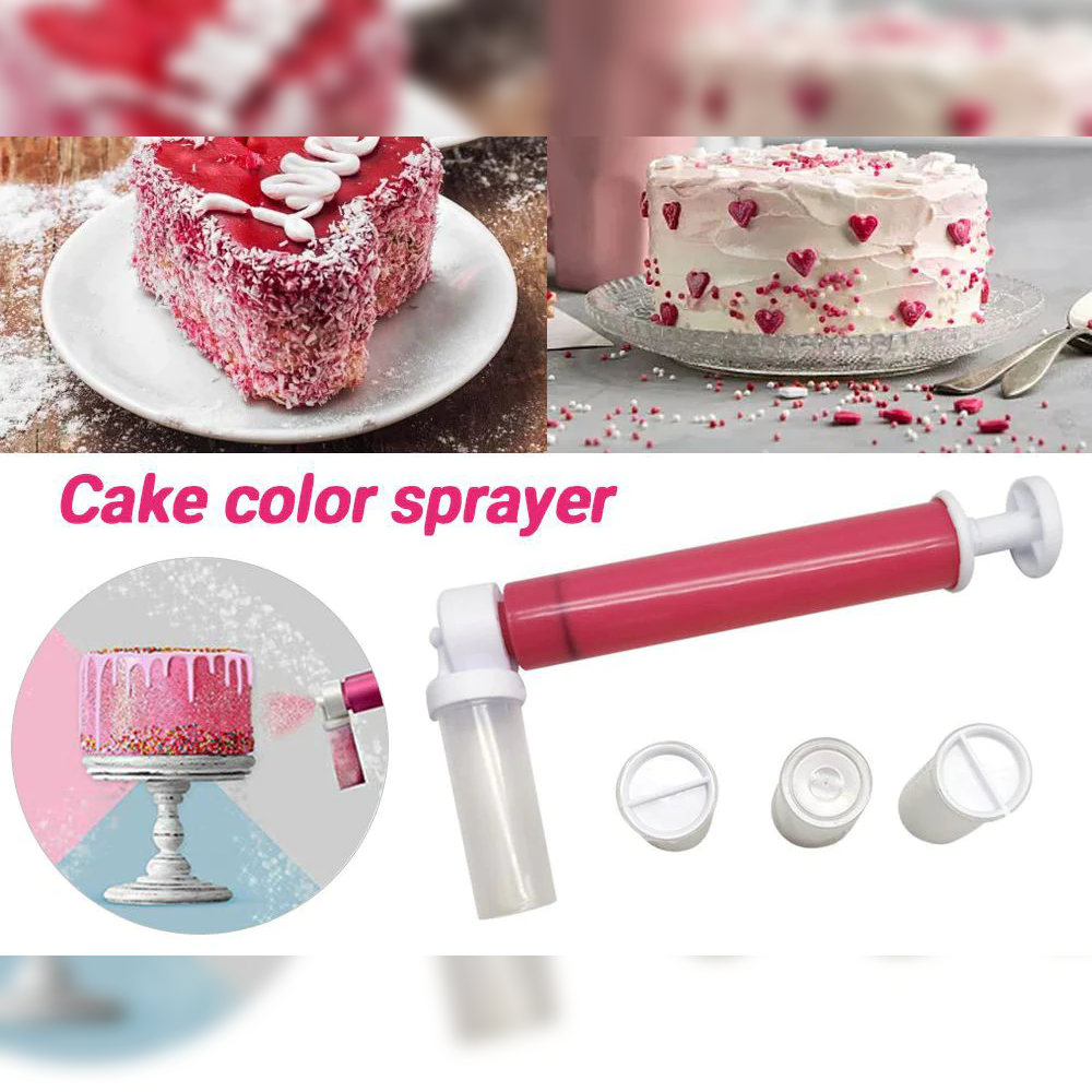 Cake Color Sprayer with 4 Refills - Lunaz Shop
